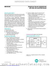 MAX66300EVKIT# datasheet pdf MAXIM - Dallas Semiconductor