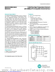 MAX6635MSA+ datasheet pdf MAXIM - Dallas Semiconductor