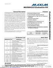 MAX6643LBEVKIT datasheet pdf MAXIM - Dallas Semiconductor