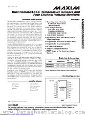 MAX6655MEE datasheet pdf MAXIM - Dallas Semiconductor