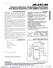 MAX6660AEE datasheet pdf MAXIM - Dallas Semiconductor