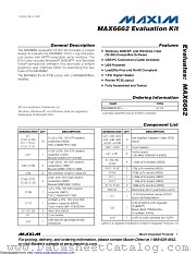 MAX6662EVKIT+ datasheet pdf MAXIM - Dallas Semiconductor