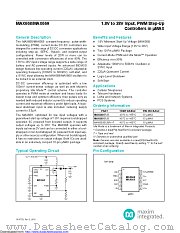 MAX668EUB+TG069 datasheet pdf MAXIM - Dallas Semiconductor