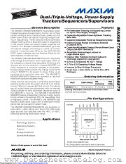 MAX6878ETG+ datasheet pdf MAXIM - Dallas Semiconductor