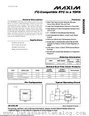 MAX6900ETT+ datasheet pdf MAXIM - Dallas Semiconductor