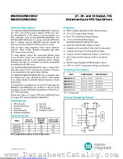 MAX6922AQH+D datasheet pdf MAXIM - Dallas Semiconductor
