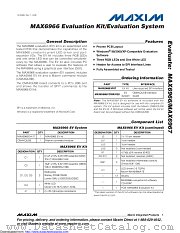MAX6966EVCMAXQU datasheet pdf MAXIM - Dallas Semiconductor