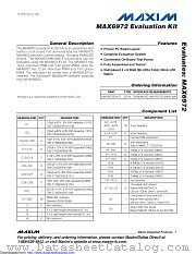 MAX6972EVKIT datasheet pdf MAXIM - Dallas Semiconductor