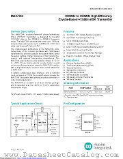MAX7044AKA+T datasheet pdf MAXIM - Dallas Semiconductor