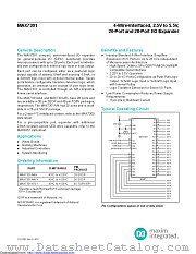 MAX7301ATL+ datasheet pdf MAXIM - Dallas Semiconductor