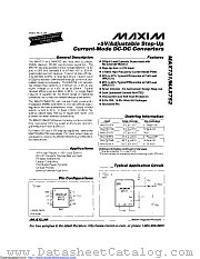MAX752CWE+ datasheet pdf MAXIM - Dallas Semiconductor