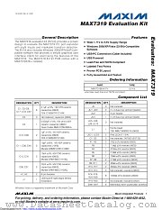 MAX7319EVKIT datasheet pdf MAXIM - Dallas Semiconductor