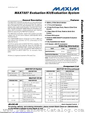 MAX7327EVCMAXQU datasheet pdf MAXIM - Dallas Semiconductor