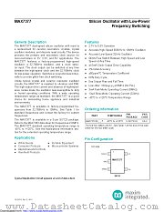 MAX7377AXRD+T datasheet pdf MAXIM - Dallas Semiconductor