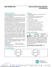 MAX7389 datasheet pdf MAXIM - Dallas Semiconductor