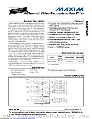 MAX7445EUD+T datasheet pdf MAXIM - Dallas Semiconductor