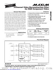 MAX7449EUD+ datasheet pdf MAXIM - Dallas Semiconductor