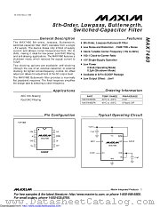 MAX7480ESA+ datasheet pdf MAXIM - Dallas Semiconductor