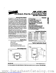 MAX751CPA+ datasheet pdf MAXIM - Dallas Semiconductor