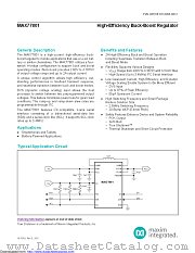 MAX77801EWP+ datasheet pdf MAXIM - Dallas Semiconductor