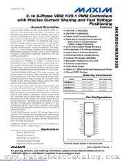 MAX8525EEI+ datasheet pdf MAXIM - Dallas Semiconductor