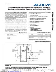 MAX8544EEP+T datasheet pdf MAXIM - Dallas Semiconductor