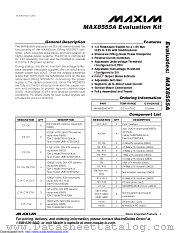 MAX8555AEVKIT datasheet pdf MAXIM - Dallas Semiconductor