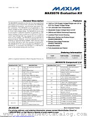 MAX8576EVKIT datasheet pdf MAXIM - Dallas Semiconductor