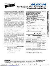 MAX8597ETP+T datasheet pdf MAXIM - Dallas Semiconductor
