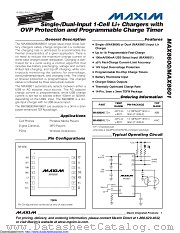 MAX8601 datasheet pdf MAXIM - Dallas Semiconductor