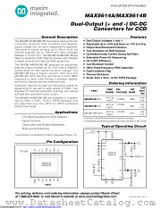 MAX8614BETD+TCK5 datasheet pdf MAXIM - Dallas Semiconductor