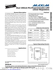 MAX8635ETA+ datasheet pdf MAXIM - Dallas Semiconductor