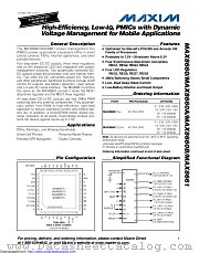 MAX8660ETL+ datasheet pdf MAXIM - Dallas Semiconductor