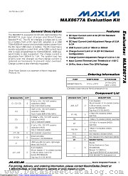 MAX8677AEVKIT datasheet pdf MAXIM - Dallas Semiconductor