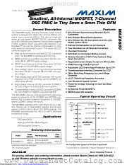 MAX8680CETL+ datasheet pdf MAXIM - Dallas Semiconductor