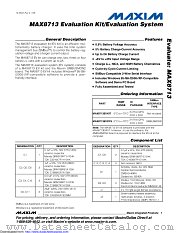 MAX8713EVKIT datasheet pdf MAXIM - Dallas Semiconductor
