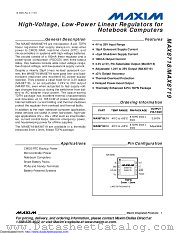 MAX8718ETA-T datasheet pdf MAXIM - Dallas Semiconductor