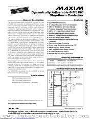 MAX8720EEI+ datasheet pdf MAXIM - Dallas Semiconductor