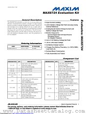MAX8724EVKIT datasheet pdf MAXIM - Dallas Semiconductor