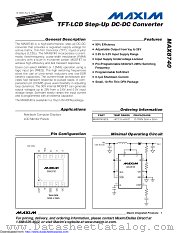 MAX8740ETB+T datasheet pdf MAXIM - Dallas Semiconductor