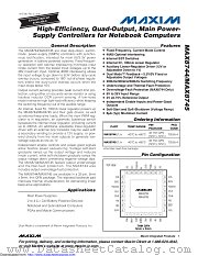 MAX8744ETJ+T datasheet pdf MAXIM - Dallas Semiconductor