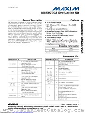 MAX8790AEVKIT+ datasheet pdf MAXIM - Dallas Semiconductor