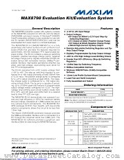 MAX8798EVCMAXQU+ datasheet pdf MAXIM - Dallas Semiconductor