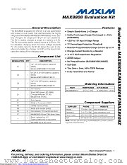 MAX8808EVKIT datasheet pdf MAXIM - Dallas Semiconductor