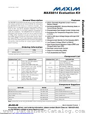 MAX8814EVKIT+ datasheet pdf MAXIM - Dallas Semiconductor
