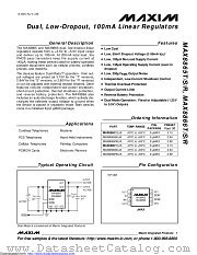 MAX8866 datasheet pdf MAXIM - Dallas Semiconductor