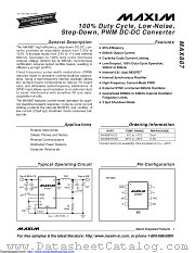MAX887HESA+ datasheet pdf MAXIM - Dallas Semiconductor