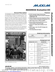 MAX8903AEVKIT datasheet pdf MAXIM - Dallas Semiconductor