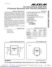 MAX891LEUA+T datasheet pdf MAXIM - Dallas Semiconductor