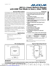 MAX8922LETB+ datasheet pdf MAXIM - Dallas Semiconductor